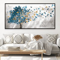 Butterfly Leaves Canvas